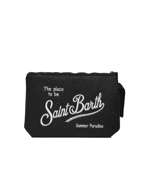 Pochette Aline Lurex in scuba effetto lurex Nero Mc2 Saint Barth | ALI001802999L
